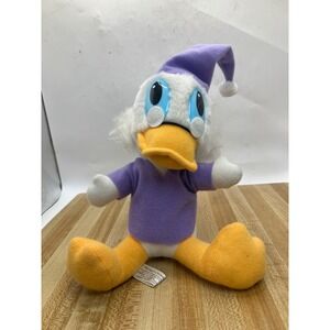 Donald‎ Duck Plush Stuffed Animal Pajamas Sleep Hat Purple Toy